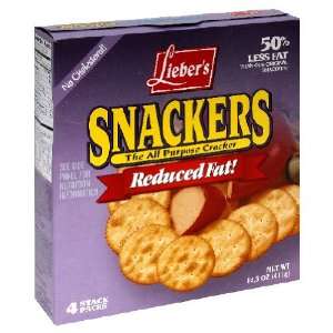 Liebers, Cookie Reduced Fat Snacker, 14.5 Ounce (12 Pack)  