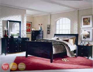 Portofino Queen Sleigh Bed 6 Piece Bedroom Set w/ Chest  