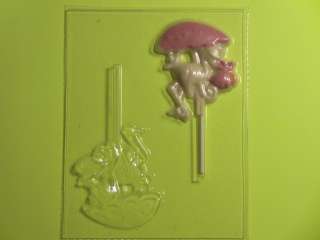 STORK BABY Shower Chocolate Candy Soap Clay Mold  