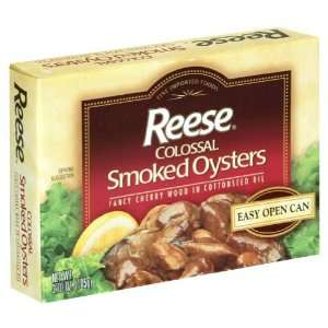   Oysters Smoked Colossal, 3.7 OZ (Pack of 10)