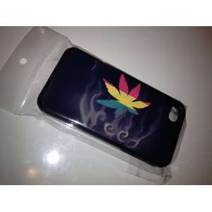  Rasta Marijuana Weed Leaf Apple iPhone 4 + 4s Black Case 