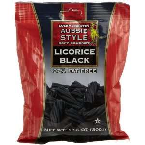 Lucky Country Black Licorice 10.6 oz Bag  Grocery 