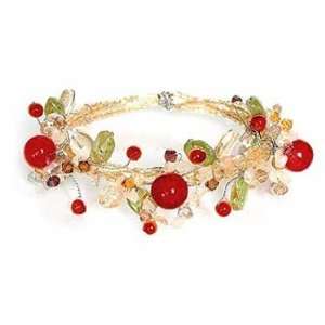  Citrine and carnelian bracelet, Summer Forest Jewelry