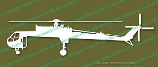 CH 54 Skycrane Helicopter Vinyl Decal Sticker  