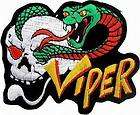 VIPER SKULL IRON ON PATCH BUY 2 GET 1 FREE