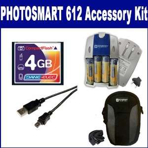  HP PhotoSmart 612 Digital Camera Accessory Kit includes 