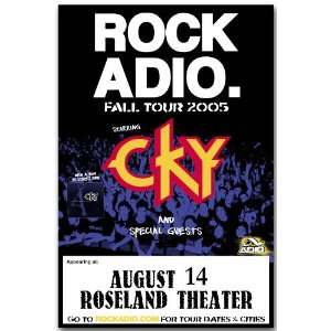  CKY Poster   Concert Flyer   Rock Adio Tour
