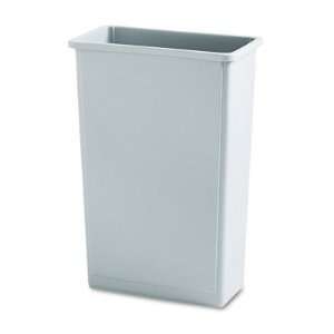  Slim Jim Waste Container, Rectanglular, Plastic, 23 gal 