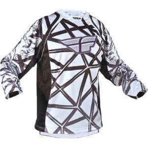  Fly Racing Evolution Jersey   2008   Small/Black/White 