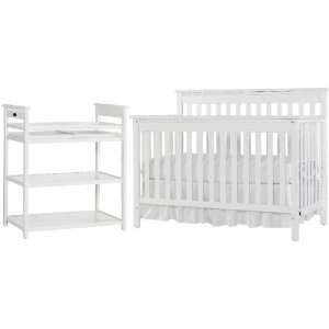 Graco by LaJobi Bedford Classic Convertible Crib and Changing Table 