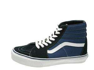    HI NAVY/ WHITE SUEDE/ CANVAS MENS SKATE SHOES SKATEBOARDING CLASSIC