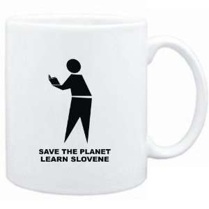   White  save the planet learn Slovene  Languages