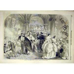  1859 Christmas Claxton Celebrations Old Print