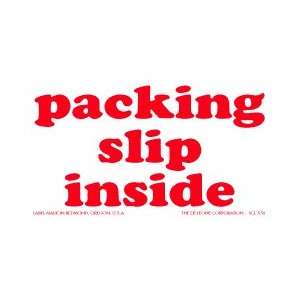  Packing Slip Inside Labels, 3 X 5, scl 556, 500 Per Roll 