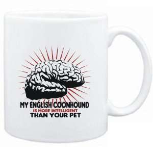  Mug White  MY English Coonhound IS MORE INTELLIGENT THAN 