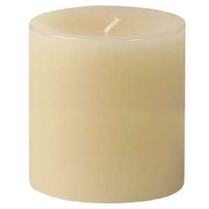  Faroy Smooth Pillar Candle, 4x4 inches,Traditional Vanilla 