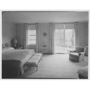   in Stamford, Connecticut. Master bedroom 1958