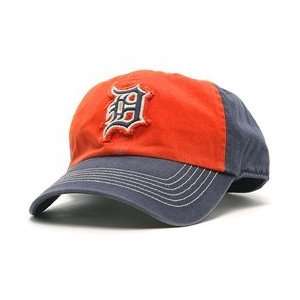  Detroit Tigers Everest Cleanup Cap   Orange/Navy 
