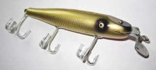RARE Creek Chub Pikie Lure GOLD SCALE Excellent Plus  
