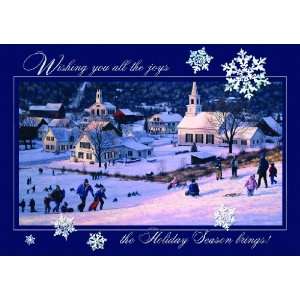  Holiday Sledding Holiday Cards