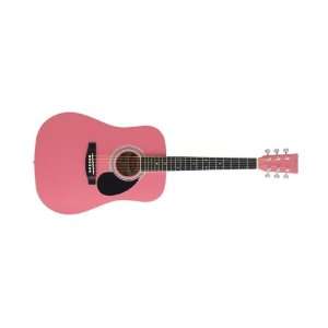  Stagg 3/4 DREADNOUGHT AC.GT. PINK Musical Instruments