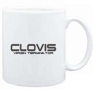  Mug White  Clovis virgin terminator  Male Names Sports 