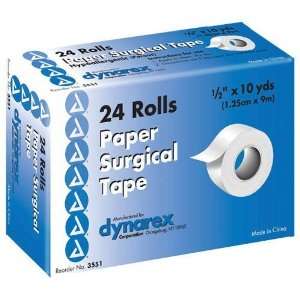  Complete Medical A5105 .5 x 10 Yards Surgical Tape Paper 
