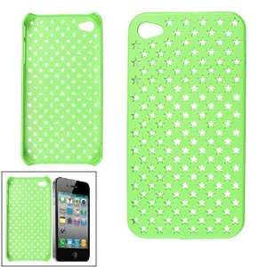  Green Mesh Hole Back Case for iPhone 4 4G Cell Phones & Accessories