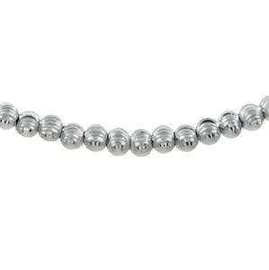 925 STERLING SILVER C31 HALF MOON BEAD 30 INCH NECKLACE  
