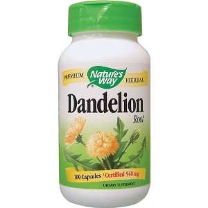  Natures Way Dandelion Root 540 mg 100 Caps Health 