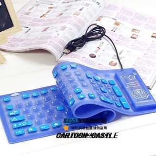 Doraemon Silica Gel Keyboard Panel Cover Protector Mat  