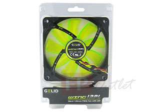 Silent 120mmPWM Gamer PC Case Fan with LED
