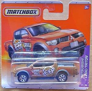 Matchbox Cars Mitsubishi L200 164 (2010) NEW  