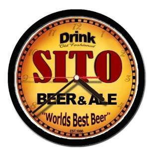  SITO beer and ale cerveza wall clock 