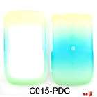FOR BLACKBERRY CURVE 8520 8530 FROST YELLOW/GREEN/B​LUE CASE COVER