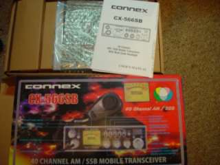 CONNEX CX 566SSB NIGHT RUNNER 40CH CB RADIO, VERY LOUD  