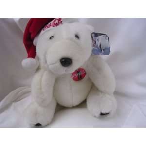 Coca Cola Polar Bear Cub Collection ; 1996 Christmas Collectible Large 