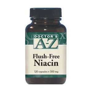  Flush Free Niacin 500 mg 120 Caps by Doctors A Z Health 