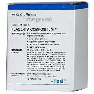  Placenta Compositum 10 Oral Vials 22 mL by Heel BHI 