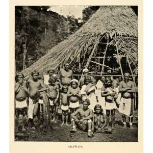  1901 Halftone Print Arawaks Tribal Colony Indigenous 