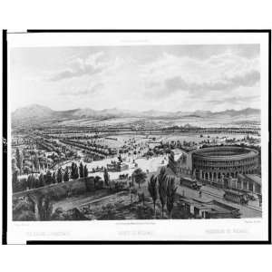   Bucareli, Castro,Debray,Portal del Coliseo Viejo 1869
