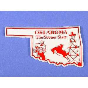    Real Time Products Oklahoma Collage 2 Color Magnet 