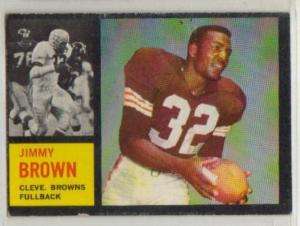 1962 TOPPS #28 JIMMY BROWN CLEVELAND BROWNS EXCELLENT  