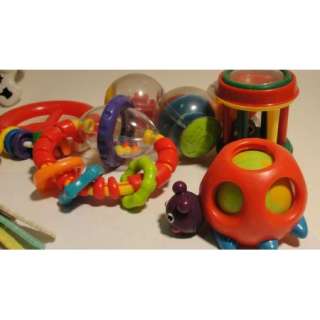   Rattle Lot w/ Rattles, Keys, Teethers, Shakers, and Clickers  
