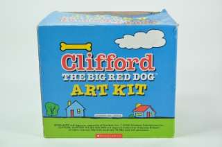 Clifford The Big Red Dog Art Kit ~ 40 Piece Never Used  