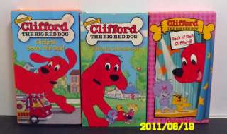 CLIFFORD VHS MOVIE TAPE LOT OF 3  