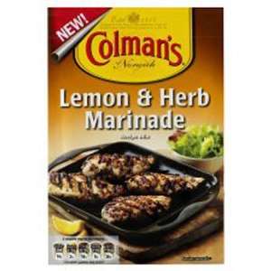 Colmans Mix Sachet Lemon Herb Marinade 33g  Grocery 