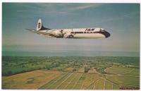 TAN AIRLINES Lockheed ELECTRA Serving CENTRAL AMERICA  