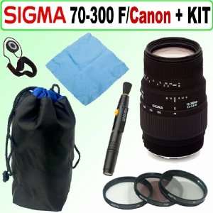  Sigma 70 300mm DG MACRO SLR Lens For Canon SLR Cameras 