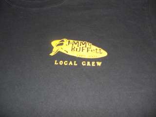 Jimmy Buffet 09 Local Crew Concert TShirt Black  